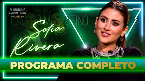 sofia rivera|Sofía Rivera Torres en El minuto que cambio mi destino.